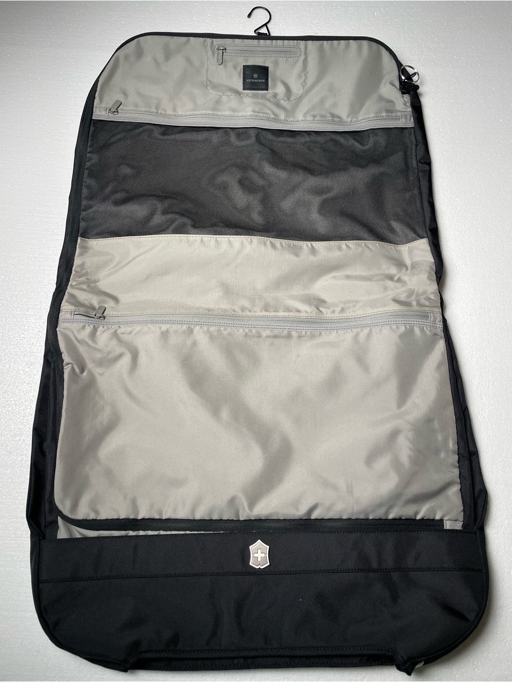 Victorinox Black and Light Gray Travel Toiletry Organizer